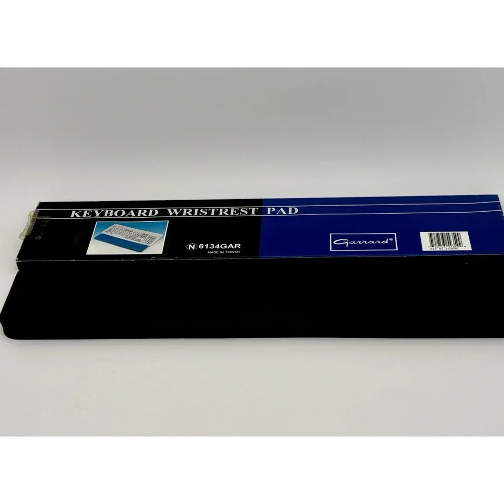 Garrard 6134GAR Keyboard Wristrest Pad Blue Foam Wrist Rest w/ Box Made Taiwan
